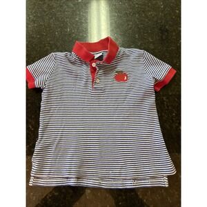 Eyelet And Ivy Boys Polo Sz 4t Apple Stripe School Boutique Preppy Pima Stripe